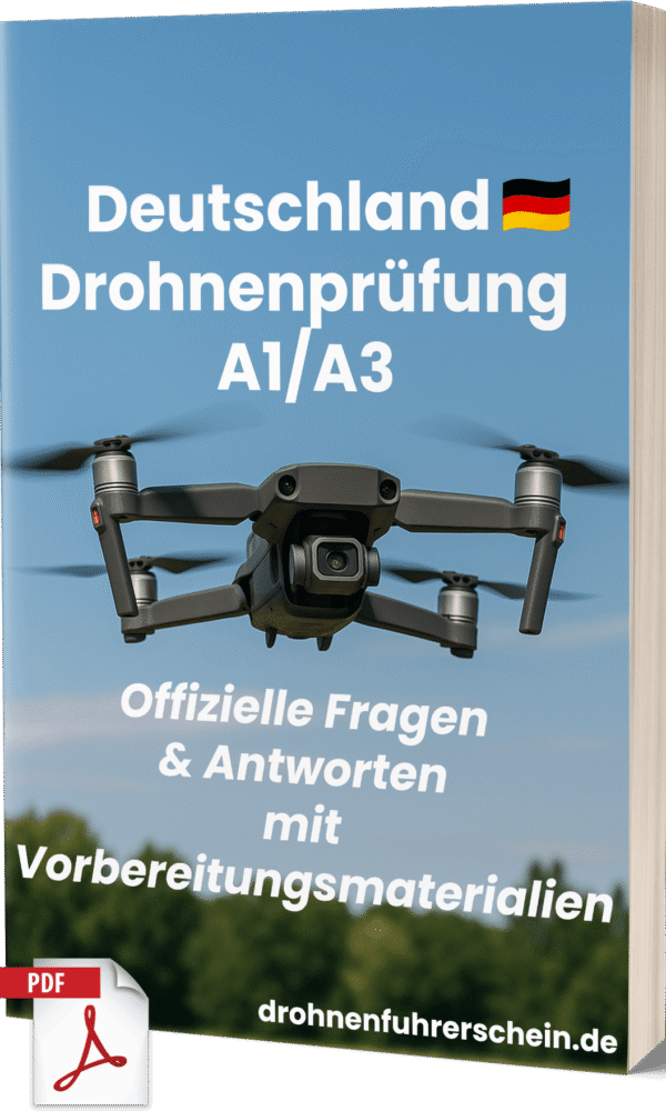 Deutschland A1/A3 Drohnenprüfung – Alle Fragen & Antworten für Drohnenführerschein – Bild 1